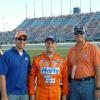 Erik Gehrke and Dave Cerer worked the pit crew for Eric McClure's #24 Hefty Team
